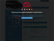 Tablet Screenshot of airport-shuttle-one.com